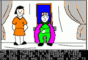 Hi-Res Adventure #4: Ulysses and the Golden Fleece Gameplay (Apple II)