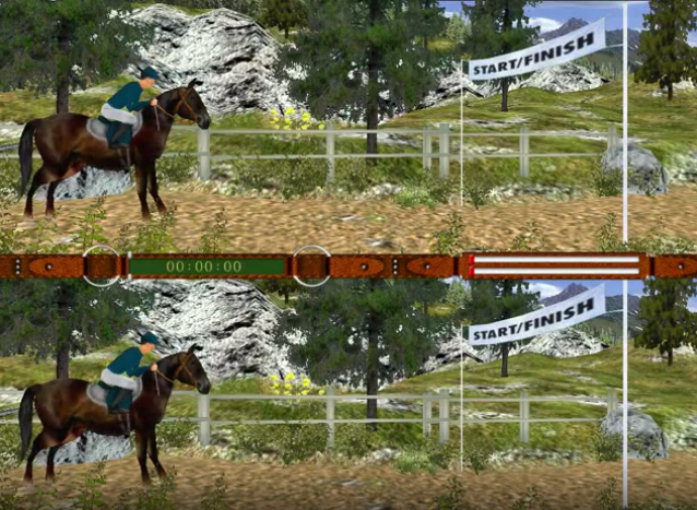 Horse Cross Steeplechase Gameplay (Windows)