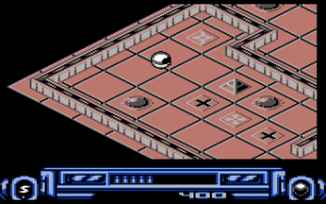 Incredible Shrinking Sphere Gameplay (Commodore 64)