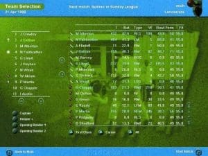 International Cricket Captain 2000 Gameplay (Windows)