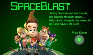 Jimmy Neutron: Boy Genius - Space Blast Gameplay (Windows)