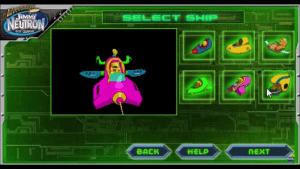 Jimmy Neutron: Gotta Blast! Rocket Race Gameplay (Windows)