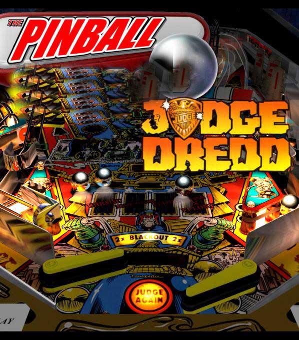 Judge Dredd Pinball Game Cover