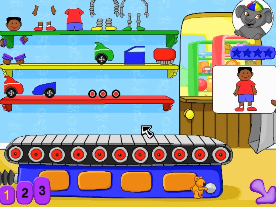 JumpStart Preschool Year 2: Trucks N Things Gameplay (Windows)