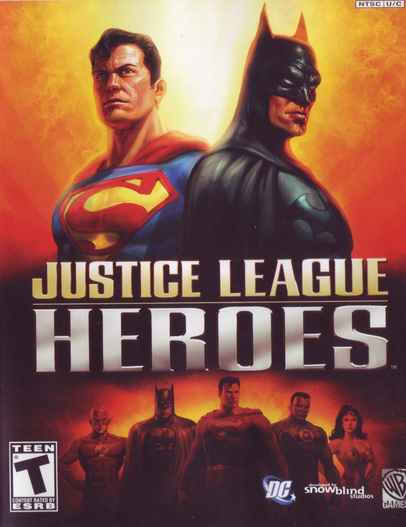 Justice League Heroes Game Cover