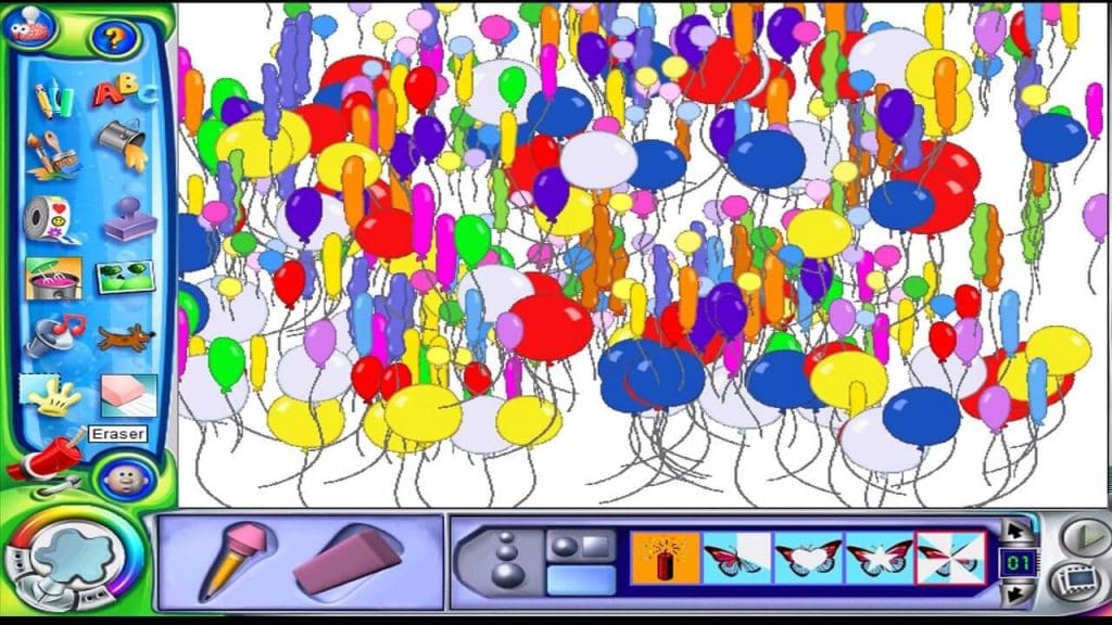 Kid Pix Deluxe 4 Gameplay (Windows)