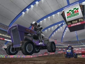 Lawnmower Racing Mania 2007 Gameplay (Windows)