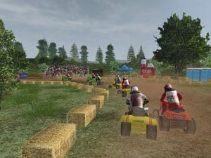 Lawnmower Racing Mania 2007 Gameplay (Windows)