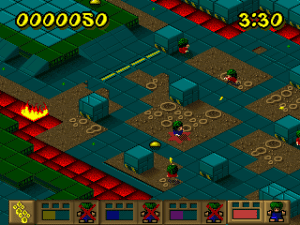 Lemmings Paintball Gameplay (Windows)