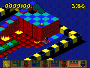 Lemmings Paintball Gameplay (Windows)