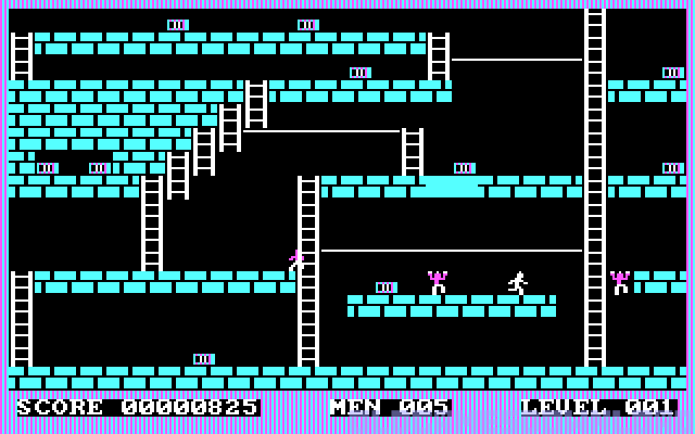 Lode Runner Gameplay (DOS)
