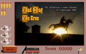 Mad Dog McCree Gameplay (DOS)