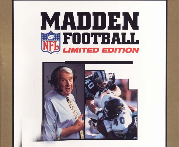 Madden NFL Football: Limited Edition Game Cover