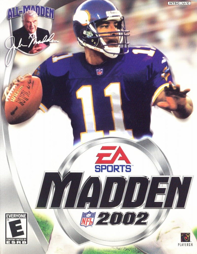 Madden NFL 2002 Game Cover