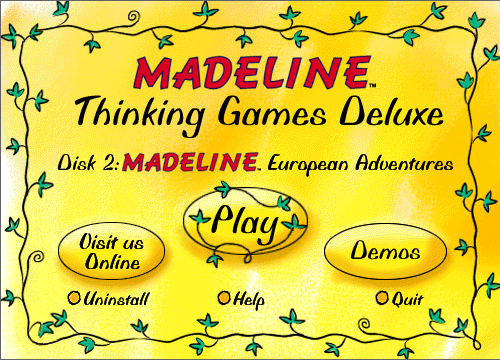 Madeline disk 2 European