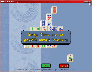 Mah Jongg Gameplay (Windows)