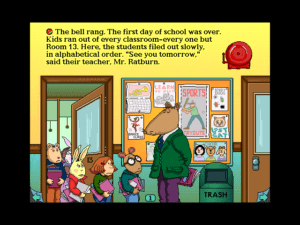 Marc Brown's Arthur's Teacher Trouble Gameplay (Windows 3.x)