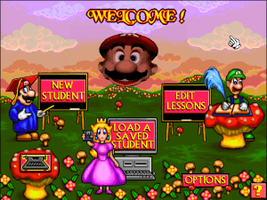 Mario Teaches Typing 2 Gameplay (Windows)