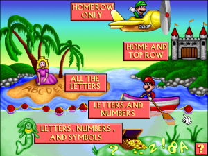 Mario Teaches Typing 2 Gameplay (Windows)