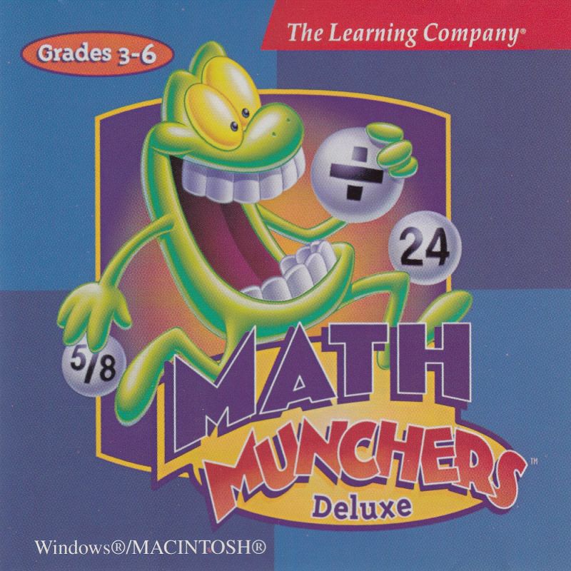 Math Munchers Deluxe Game Cover