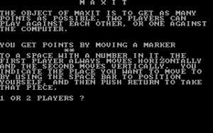 MaxIt Gameplay (DOS)