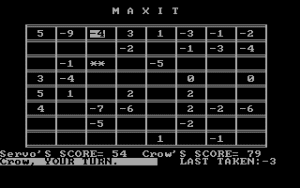 MaxIt Gameplay (DOS)