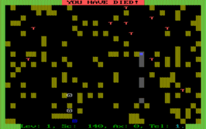 Maze Runner (1986) Gameplay (DOS)