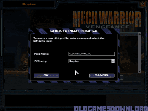 MechWarrior 4: Vengeance Gameplay (Windows)