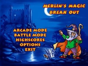 Merlin's Magic Break Out Gameplay (Windows)