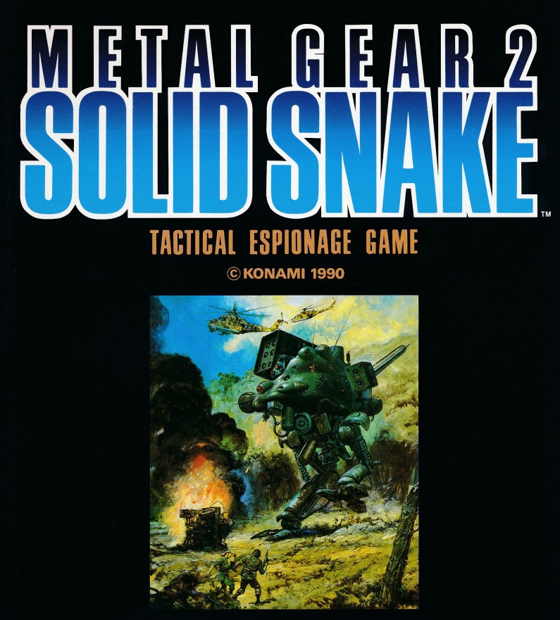Metal Gear 2: Solid Snake Game Cover