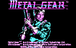 Metal Gear Gameplay (DOS)