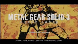 Metal Gear Solid 3: Snake Eater Gameplay (PlayStation 2)