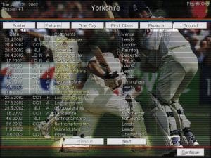 Michael Vaughan's Championship Cricket Manager Gameplay (Windows)