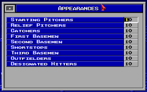Micro League Fantasy Manager Baseball Edition Gameplay (DOS)