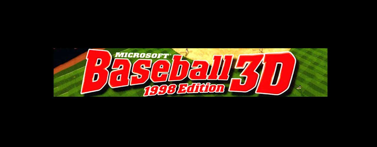 Microsoft Baseball 3D 1998 Edition Game Cover