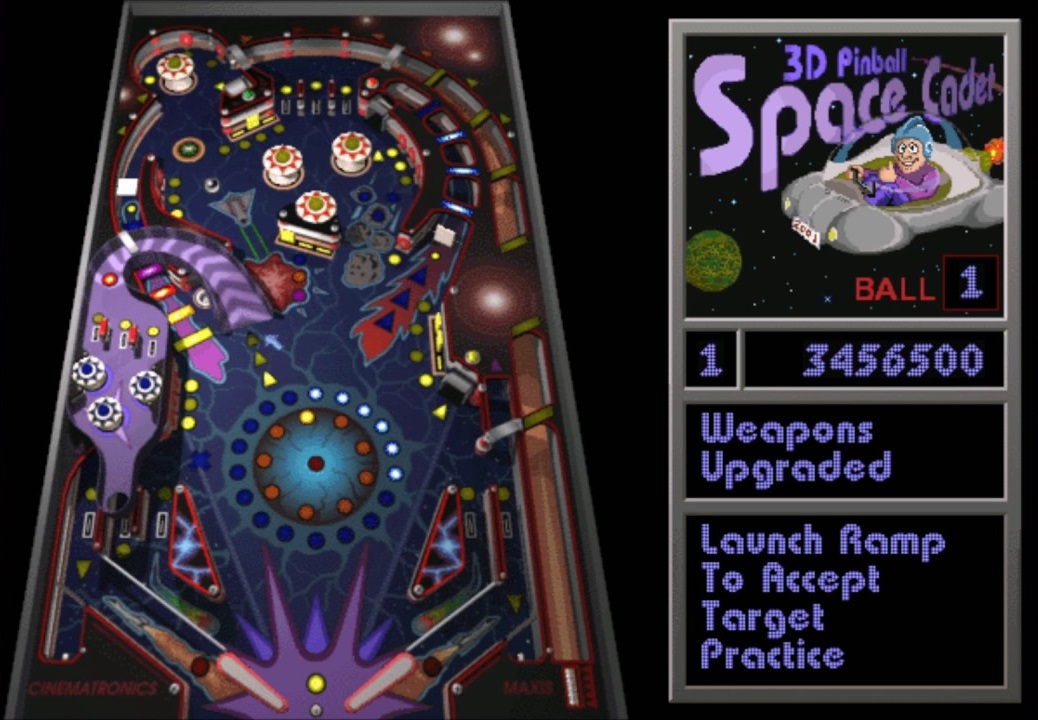 Microsoft 3D Pinball: Space Cadet Game Cover