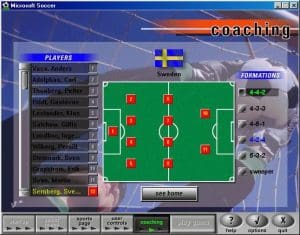 Microsoft Soccer Gameplay (Windows)