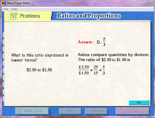 Mind Power High Math Review Problem Solution