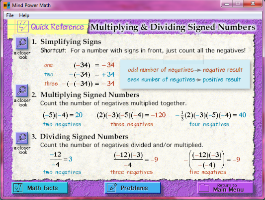 Mind Power High School Math Review reference guide