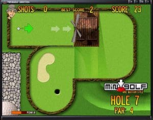 Minigolf 1Shot Gameplay (Windows)