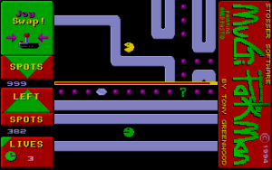 Multi Pacman Gameplay (Atari ST)