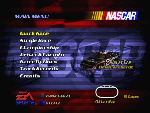 NASCAR 2000, Sony PlayStation 1