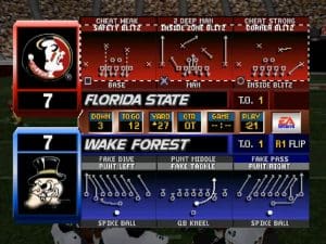 NCAA Football 2001 Gameplay (PlayStation)