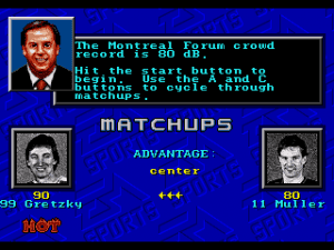 NHL '94 Gameplay (Genesis)