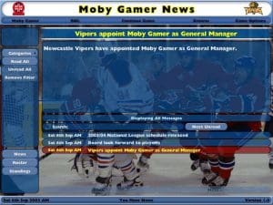 NHL Eastside Hockey Manager Gameplay (Windows)