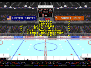 NHL Hockey Gameplay (Genesis)