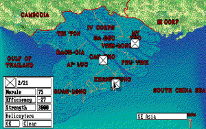 Nam 1965-1975 Gameplay (DOS)