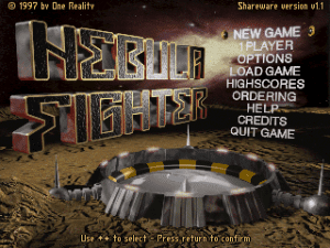 Nebula Fighter Gameplay (DOS)