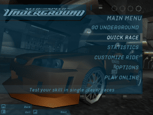 Need for Speed: Underground Gameplay (Windows)