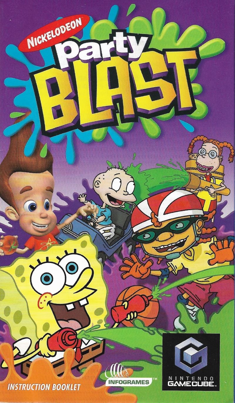 Nickelodeon Party Blast Game Cover